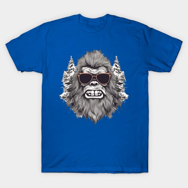 Dope Sasquatch in Nature T-Shirt by Grassroots Green